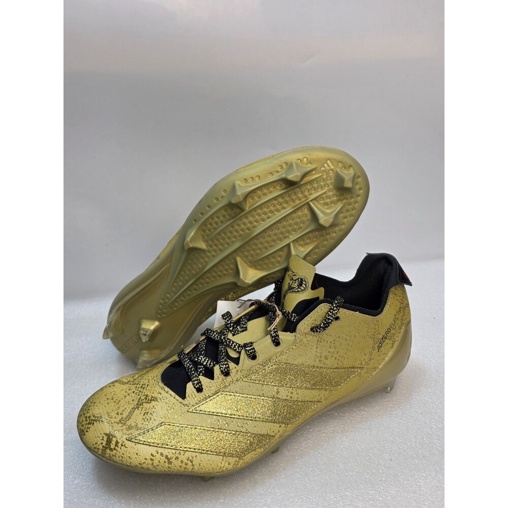 New Adidas x Disney Adizero Electric Gold Football Cleats JP9953, Men’s Sz 10